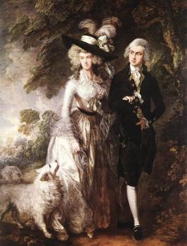 Thomas Gainsborough : Mr and Mrs William Hallett